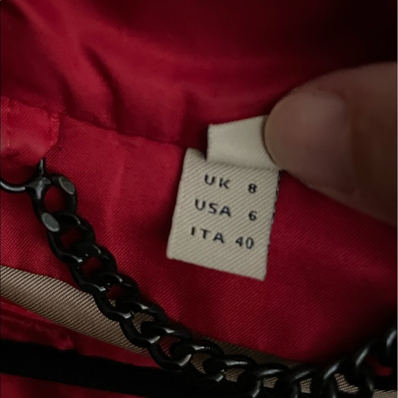 Red Burberry Coat - Picture 9 of 13